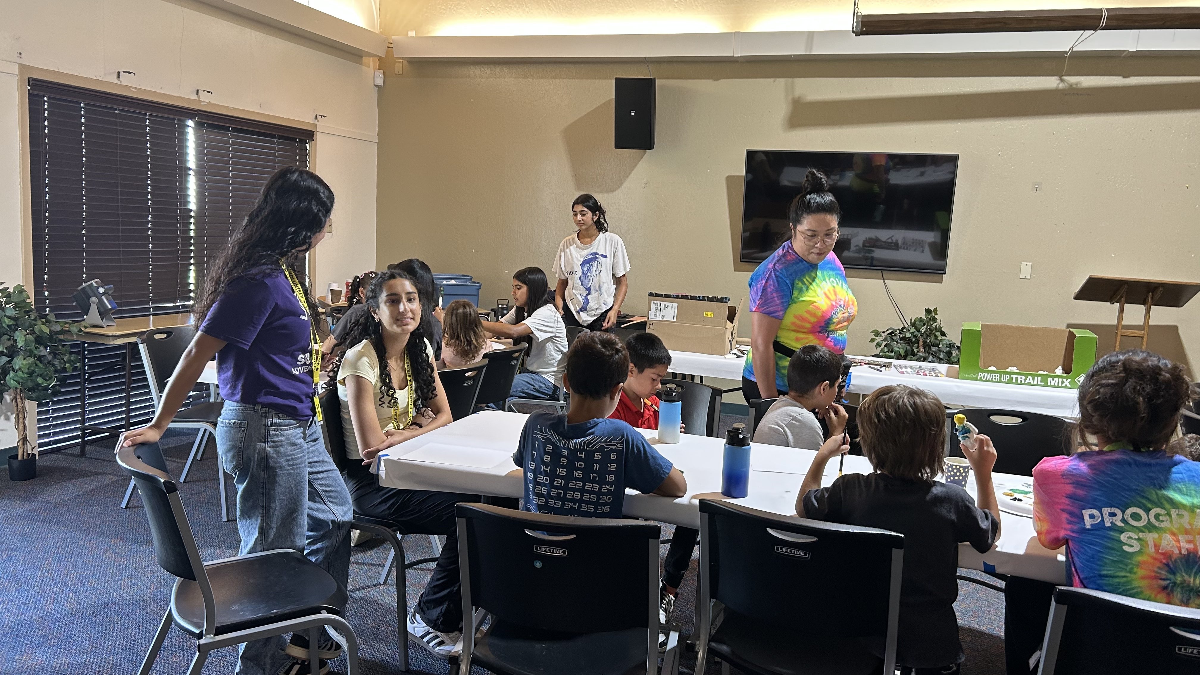 Krafty Kids session in progress